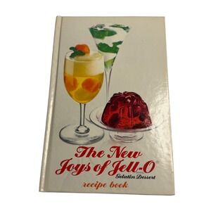 VTG‎ Jell-O Recipe Book The New Joys of Jell-O White Hardcover Dessert Cookbook
